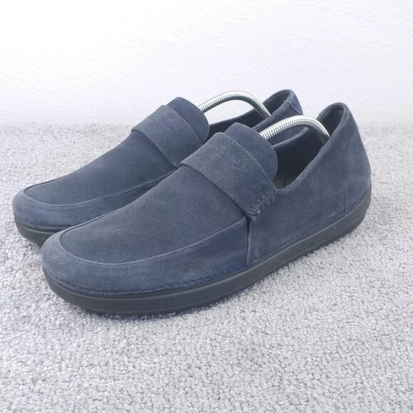 Fitflop Other - Fitflop Loafers Mens 11 Slip On Shoes Blue Suede Comfort Shoe Casual